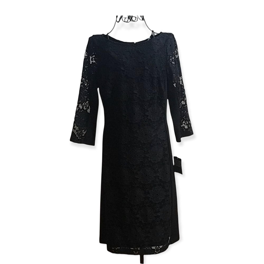 NWT Nine West black laced dress